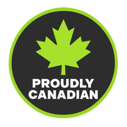 Proudly Canadian badge